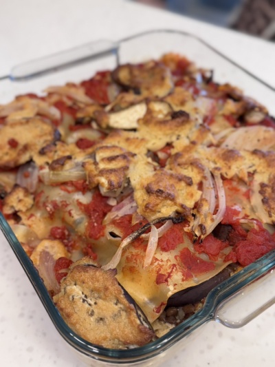 lasagna close up
