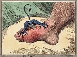 The gout james gillray